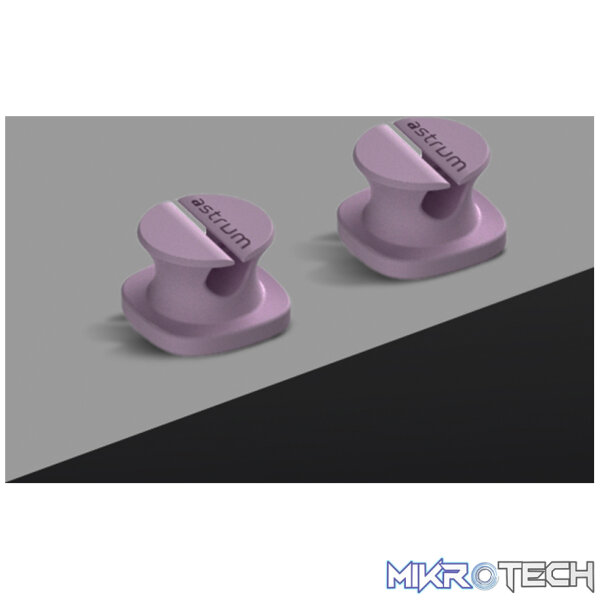 CO060 Mini Cable Organizer Clips - 4 Piece Set for Cable Management-Purple - Image 5